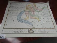 A celestial map - Aquarius.