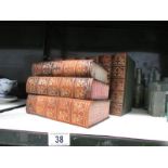 9 volumes of Thackeray novels publishes by Caxton,