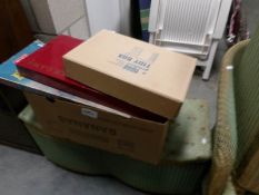 A large quantity of old board games, card etc., including packet cards, Peter Rabbit etc.