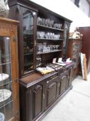 An oak dresser.