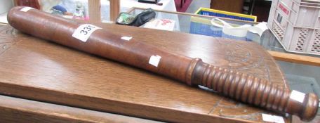 A Victorian truncheon dated 1895