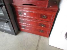 A 3 drawer chest.