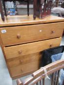 A 3 drawer secretaire/chest.