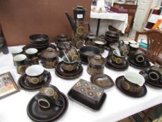 A quantity of Denby tea and dinner ware.