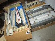 2 boxes containing approximately 800 35mm colour slides of UK railway subjects including