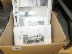 A quantity of shipping and motor ephemera including prints, photographs,