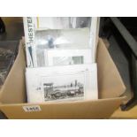 A quantity of shipping and motor ephemera including prints, photographs,