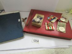 A set of WW2 medals - Italian Star, 1939-45 star, war medal,