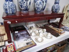 A good quality Chinese style mahogany coffee table.