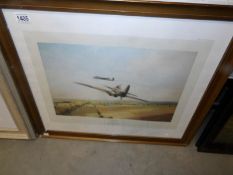 A Robert Taylor limited edition Battle of Britain Aces collection print entitled 'Fasted Victory'