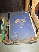 A large box of old books including Finden's Beauties with engravings,