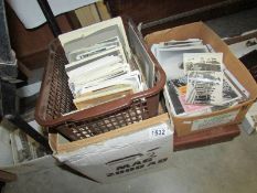 A large quantity of old photographs and ephemera in albums and loose contained in boxes,