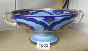 A Noritake hand painted footed bowl.