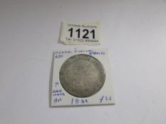 A central American Republic 8 reales 1840 silver coin.