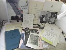 A mixed lot of ephemera and photographs relating to W.R.A.F., and Sgt J A Morrison.