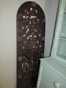 An African carved door, made in Bangova, Cameroon.