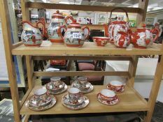 23 pieces of Japanese egg shell china tea ware.