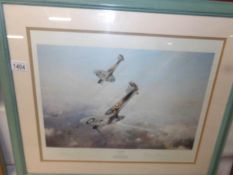 A Robert Taylor limited edition Battle of Britain Aces collection print entitled 'Tally HO!',