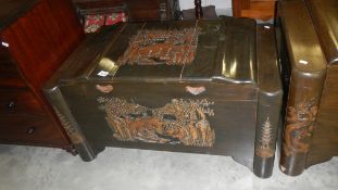 A Camphor wood chest.