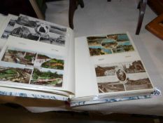 An album of 80 old multi view postcards, 1908 onwards.