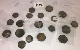 19 hammered coins.
