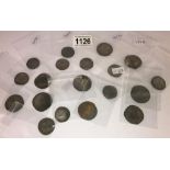 19 hammered coins.