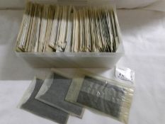 A box of mixed large format black and white negatives of steam loco's taken from 1940's to 1960's
