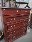 A good quality 2 over 4 chest of drawers.