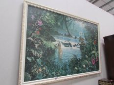 A tropical scene signed Pearson,.