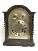 A German mantel clock with Westminster chime.
