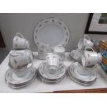 28 pieces of china tea ware.