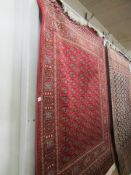 A Bokhara rug, 190 x 170.