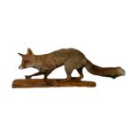 Taxidermy - a fox.