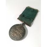 An Edwardard VII medal & bar, volunteer force, Cpl C Quickenden, Sussex Regiment.