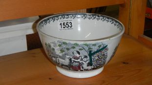 A Pratt ware bowl.