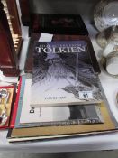 A quantity of books, mainly military and 2 books on Tolkien,.