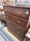 A 5 drawer chest.