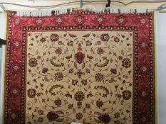 A Keshan rug, 280 x 200 cm.
