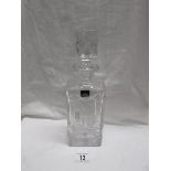 A fine Royal Doulton crystal decanter.