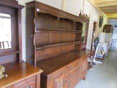 A good quality oak dresser.