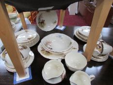 Approximately 40 pieces of Meakin hunting scene table ware.