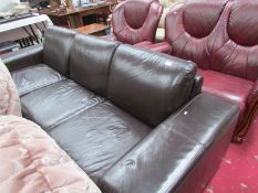 A large corner sofa.