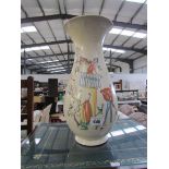 A retro style pottery vase.