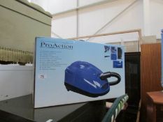 A Pro action vacuum cleaner.