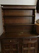 An oak dresser,.