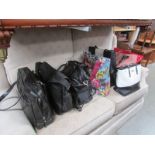 A quantity of handbags including David Jones,