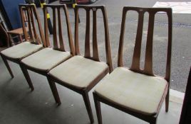 A set of 4 chairs,