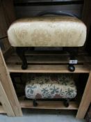 A pair of footstools.