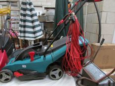 A Bosch lawn mower.