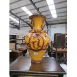 A large pottery vase.